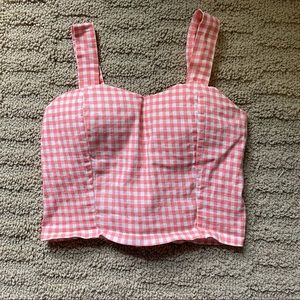 Vintage hand made cropped tank top